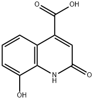 2,8-Dihydroxy-4-quinolinecarboxylic acid Structure