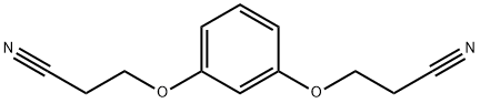 3-[3-(2-氰基乙氧基)苯氧基]丙腈, 3055-90-1, 结构式