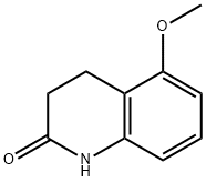 5-METHOXY-3,4-DIHYDRO-1H-QUINOLIN-2-ONE 化学構造式