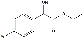 ETHYL 2-(4-BROMOPHENYL)-2-HYDROXYACETATE, 30565-53-8, 结构式