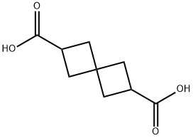 スピロ[3.3]ヘプタン-2,6-二カルボン酸 化学構造式