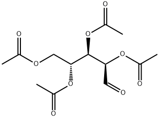 Ribose tetracetate 结构式