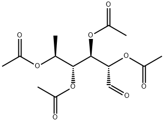 L-Fucose tetraacetate Structure