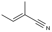 (E)-2-methyl-2-butenenitrile Structure