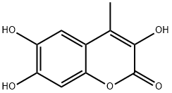 Coumarin, 3,6,7-trihydroxy-4-methyl- (8CI),30575-79-2,结构式