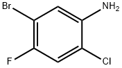 2-氯-4-氟-5-溴苯胺,305795-89-5,结构式