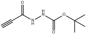 Hydrazinecarboxylic acid, 2-(1-oxo-2-propynyl)-, 1,1-dimethylethyl ester (9CI) 化学構造式