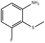 Benzenamine, 3-fluoro-2-(methylthio)- (9CI) 结构式