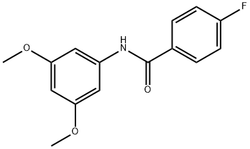 N-(3,5-DiMethoxyphenyl)-4-fluorobenzaMide, 97% Struktur