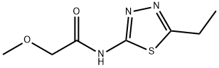 Acetamide, N-(5-ethyl-1,3,4-thiadiazol-2-yl)-2-methoxy- (9CI) Structure