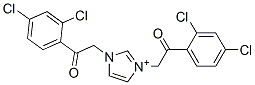 1H-Imidazolium,  1,3-bis[2-(2,4-dichlorophenyl)-2-oxoethyl]- 结构式