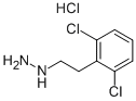 [2-(2,6-DICHLORO-PHENYL)-ETHYL]-HYDRAZINE HYDROCHLORIDE,30595-58-5,结构式