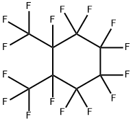 1,2-ビス(トリフルオロメチル)デカフルオロシクロヘキサン 化学構造式