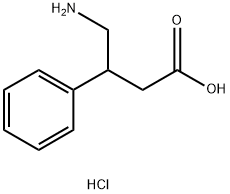 3-Amino-4-phenylbutyric acid hydrochloride Struktur