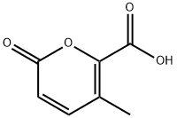 3-Methyl-6-oxo-6H-pyran-2-carboxylic acid Structure