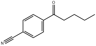 4-戊酰氯苯甲腈,30611-20-2,结构式