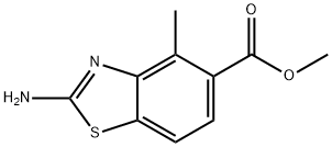 5-Benzothiazolecarboxylicacid,2-amino-4-methyl-,methylester(9CI),306276-71-1,结构式