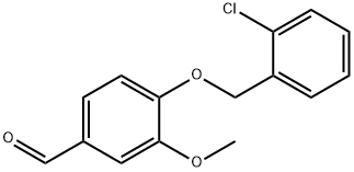 4-[(2-CHLOROBENZYL)OXY]-3-METHOXYBENZALDEHYDE Structure
