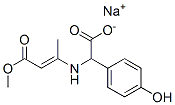 30650-47-6 sodium (4-hydroxyphenyl)[(3-methoxy-1-methyl-3-oxoprop-1-enyl)amino]acetate