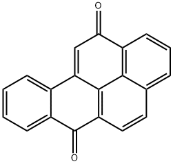 ベンゾ[a]ピレン-6,12-ジオン 化学構造式