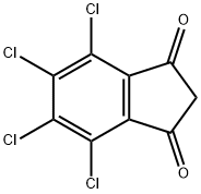 4,5,6,7-四氯茚满-1,3-二酮, 30675-13-9, 结构式