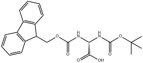 BOC-AGL(FMOC)-OH, 306773-83-1, 结构式