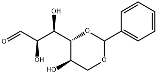 4,6-O-BENZYLIDENE-D-GLUCOPYRANOSE Struktur