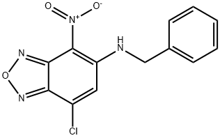 N-苄基-4-硝基-2,1,3-苯并噁二唑-5-甲胺, 306934-83-8, 结构式