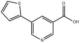 5-(2-噻吩基)烟酸,306934-96-3,结构式