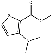 METHYL 3-(DIMETHYLAMINO)THIOPHENE-2-CARBOXYLATE 化学構造式