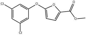 5-(3,5-ジクロロフェノキシ)-2-フロ酸メチル 化学構造式