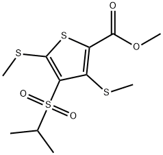 306935-21-7 METHYL 3-CHLORO-4-(ISOPROPYLSULFONYL)-5-(METHYLTHIO)THIOPHENE-2-CARBOXYLATE