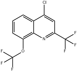 4-氯-8-三氟甲氧基-2-三氟甲基喹啉,306935-27-3,结构式