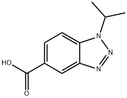 1-异丙基-1H-1,2,3-苯并噻唑-5-羧酸,306935-41-1,结构式