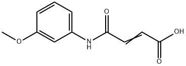 (2E)-4-[(3-甲氧苯基)氨基]-4-氧代丁-2-烯酸,306935-71-7,结构式