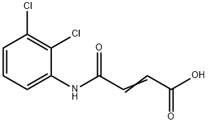 4-(2,3-DICHLOROANILINO)-4-OXOBUT-2-ENOIC ACID 化学構造式