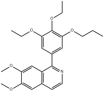 6,7-DIMETHOXY-1-(3,4,5-TRIETHOXYPHENYL)ISOQUINOLINE|6,7-二甲氧基-1-(3,4,5-三乙氧基苯基)喹啉