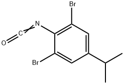 2,6-DIBROMO-4-ISOPROPYLPHENYL ISOCYANATE 结构式