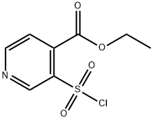 ETHYL 3-(CHLOROSULFONYL)ISONICOTINATE Struktur