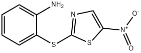 2-(2-AMINOPHENYLTHIO)-5-NITROTHIAZOLE Struktur