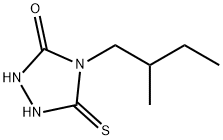 5-MERCAPTO-4-(2-METHYLBUTYL)-4H-1,2,4-TRIAZOL-3-OL Structure