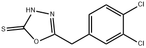 5-(3,4-DICHLOROBENZYL)-1,3,4-OXADIAZOLE-2-THIOL Struktur