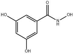 3,5-DIHYDROXYBENZOHYDROXAMIC ACID, 30697-84-8, 结构式