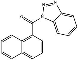 (1H-苯并[D][1,2,3]三唑-1-基)(萘-1-基)甲酮, 306990-95-4, 结构式