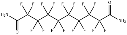 2,2,3,3,4,4,5,5,6,6,7,7,8,8,9,9-十六氟癸二酰胺, 307-77-7, 结构式