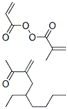 2-甲基丙烯酸甲酯、2-丙烯酸-2-乙基己酯、2-丙烯酸的共聚物,30705-21-6,结构式