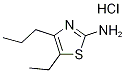 5-ETHYL-4-PROPYL-THIAZOL-2-YLAMINE HYDROCHLORIDE 化学構造式