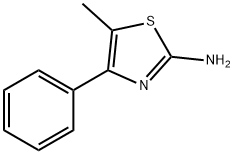 2-アミノ-5-メチル-4-フェニルチアゾール 化学構造式