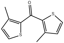 双(3-甲基-2-噻吩基)甲酮, 30717-55-6, 结构式
