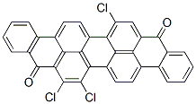 三氯代苯并[RST]菲并[10,1,2-CDE]戊酚-9,18-二酮,30729-50-1,结构式